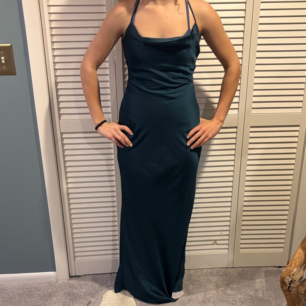 Princess Polly Teal Maxi Dress